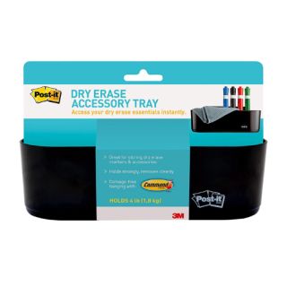 3M Dry Erase Accessory Tray (1 Accessory Tray, 4 Command Strips)