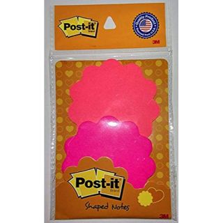 3M Post-It Shaped Notes, 2NX25 sheets