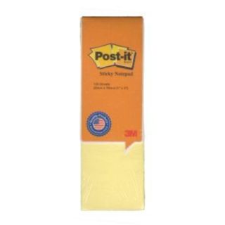 3M Post-It Yellow Notes, 1.5X2Inch (100 sheets)