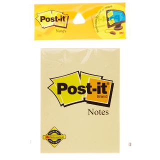 3M Post-It Yellow Notes 3X4Inch (100 sheets)