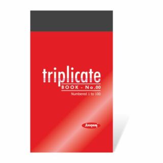 Anupam Triplicate Book, Size 2 (1-100)