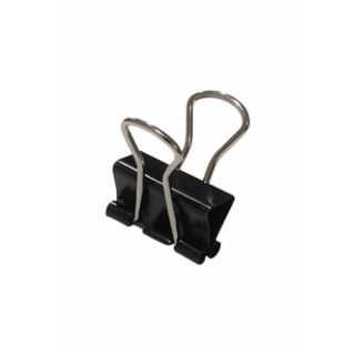Generic Binder Clip 19mm Black - Pack Of 12