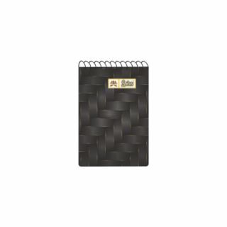 Lotus Sprial Note Book, Black (Big)