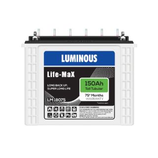 Luminous Life Max LM 18075 Tubular Technology 150Ah Battery