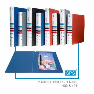 SPS 404 Binder D Ring, FC (2 Ring)