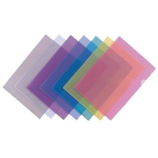 Bharti Logo Plastic Folder Transparent (Pack of 20)
