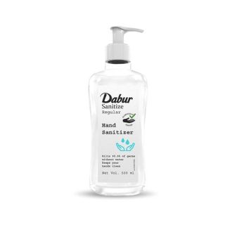 Dabur Sanitize 60% Alcohol Hand Sanitizer Gel, 500ml (Pump Bottle)