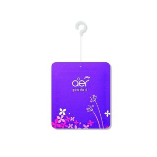 Godrej Aer Pocket Bathroom Fragrance - 10 G (Violet Valley Bloom) - Pack Of 4