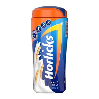 Horlicks Health And Nutrition Drink, 500Gm (Classic Malt)