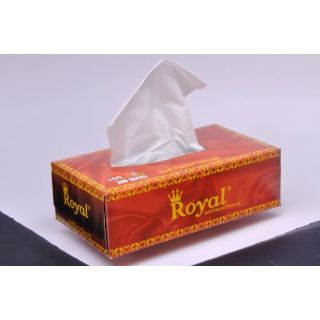 Royal Face Tissue Box (Pack of 4)