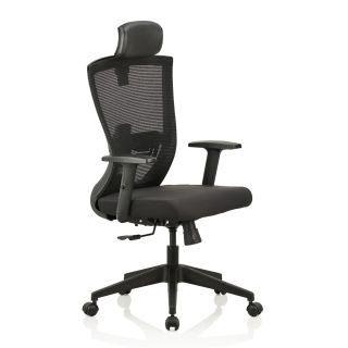 Torso Rotatable Office Chairs, High Back